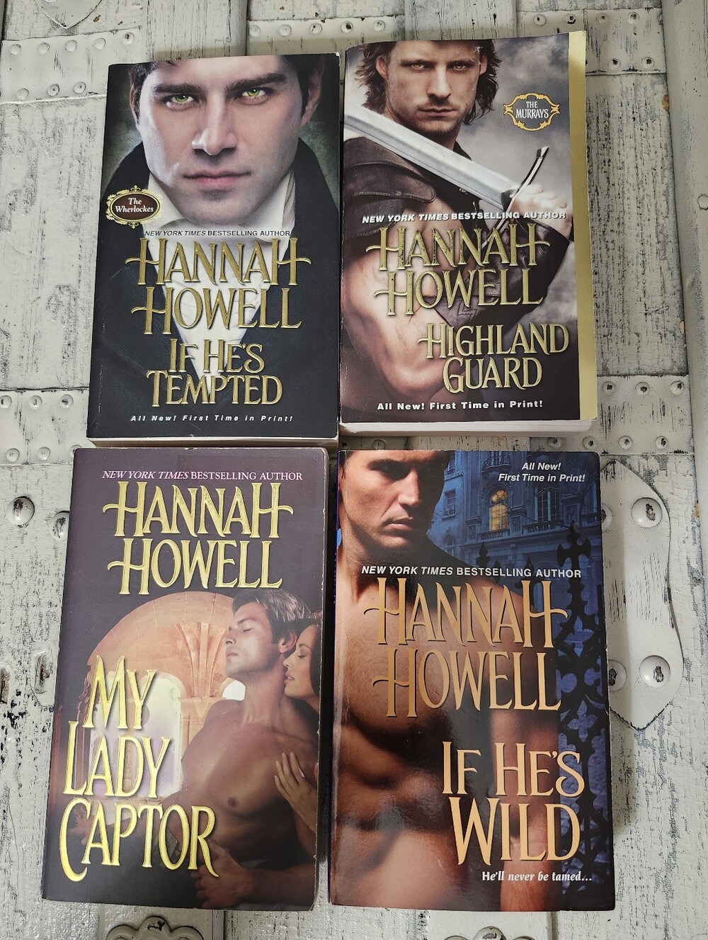 Hannah Howell Historical Romance Paperback Books(4)